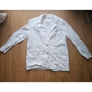 Madewell White Linen Chore Jacket – Size Large